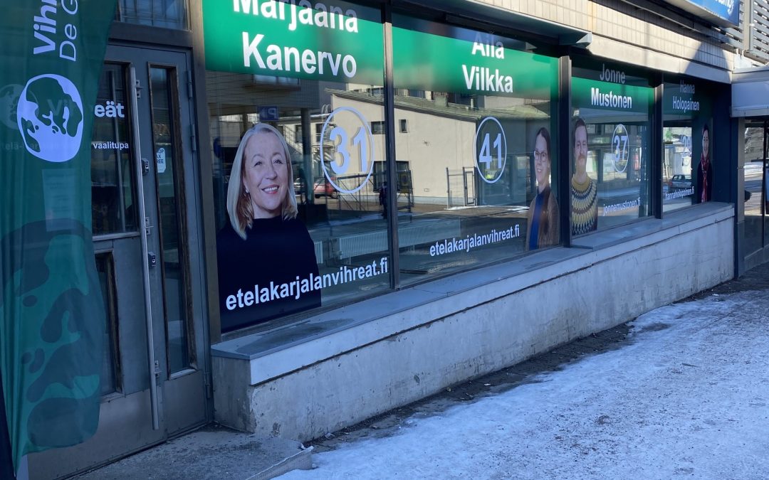 Vaalitupa avattu osoitteessa Koulukatu 6 Lappeenranta