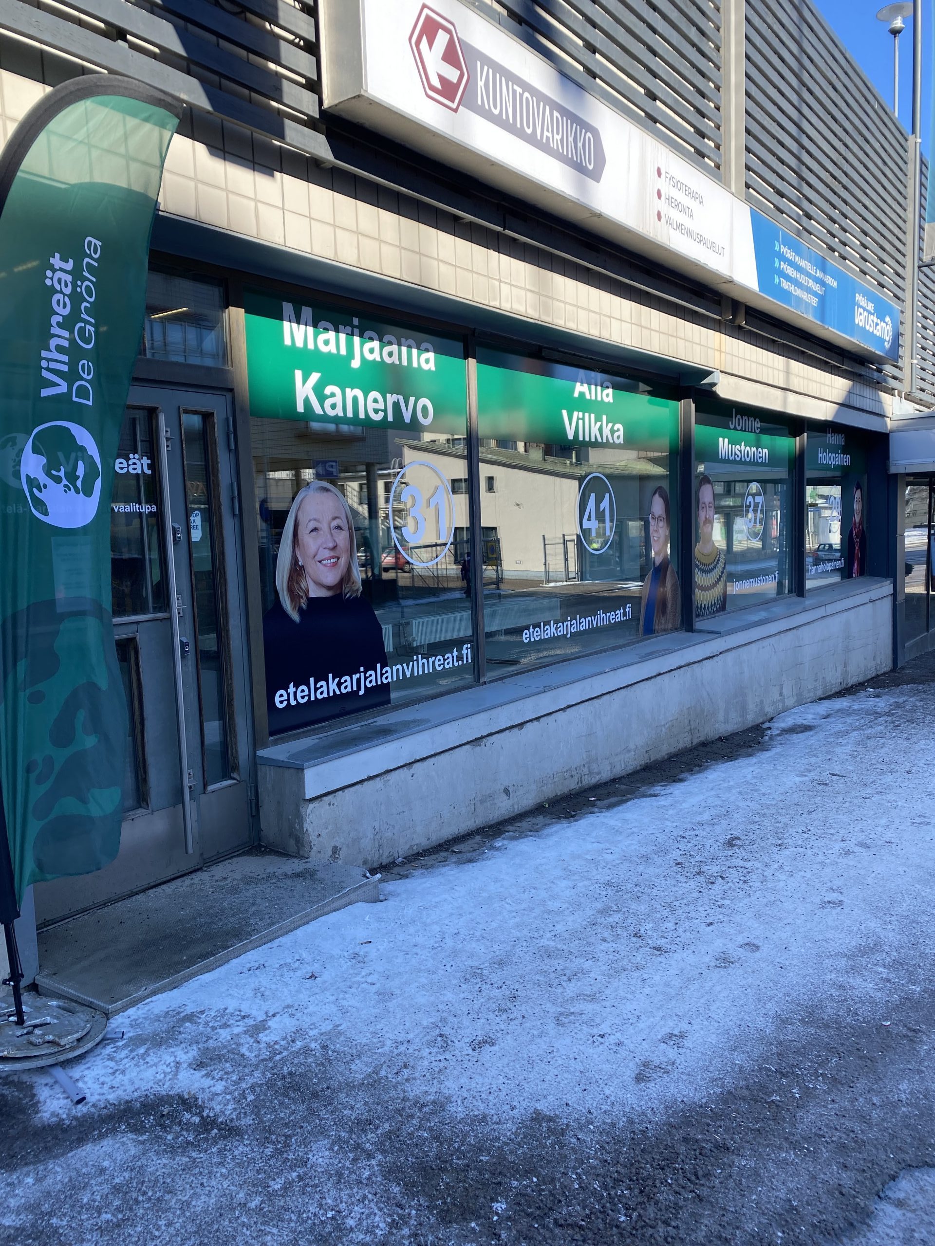 Vaalitupa avattu osoitteessa Koulukatu 6 Lappeenranta